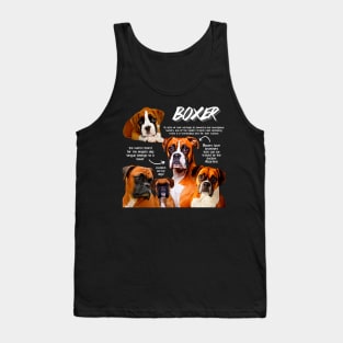 Boxer Dog Fun Facts Tank Top